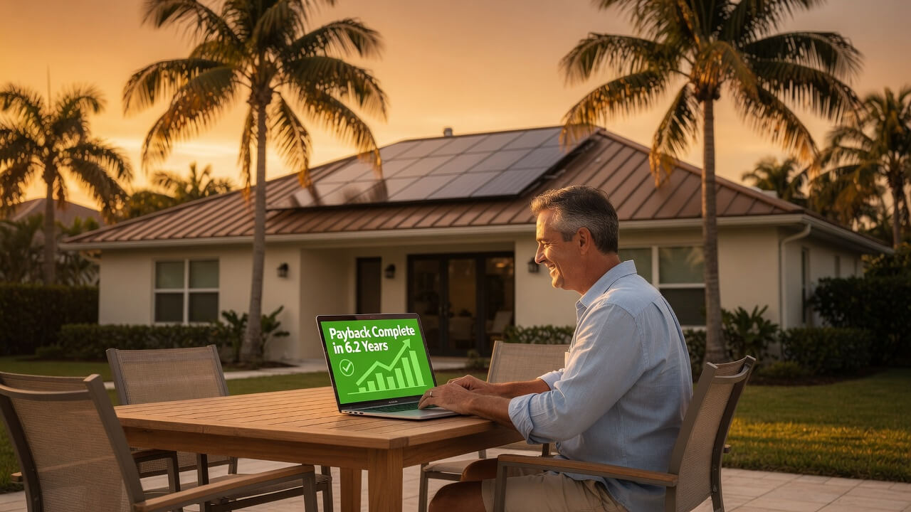 Florida Solar Payback Period and ROI in 2026: Real Numbers for Homeowners